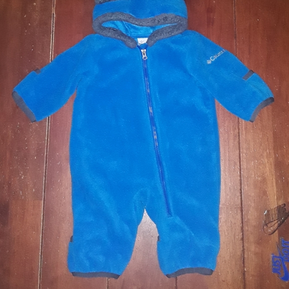 0-3m boys fleece Columbia Bunting(snowsuit) - Picture 3 of 8